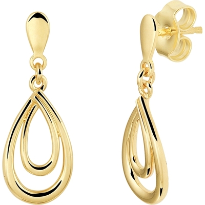 oorhangers druppel 14K geelgoud