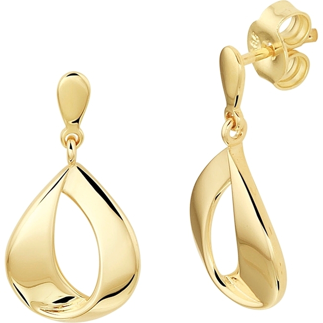 Treasure Collection L198 14 karaat gouden oorhangers 21 mm