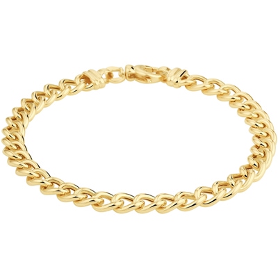 armband gourmette 60 mm 19 cm 14K geelgoud