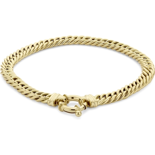The House Of Jewels THOJ0760 14k gouden gourmet armband 5,8 mm 19 cm