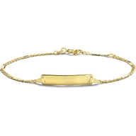TC-882451 14 k gouden graveerarmband