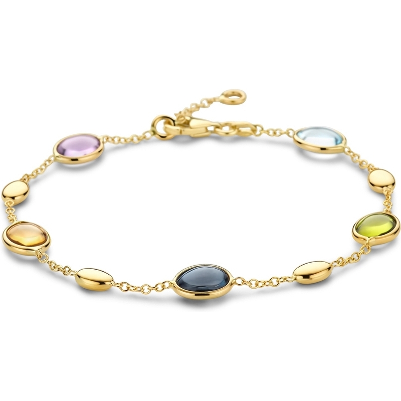 The House Of Jewels THOJ2784 14k gouden armband met kleurstenen
