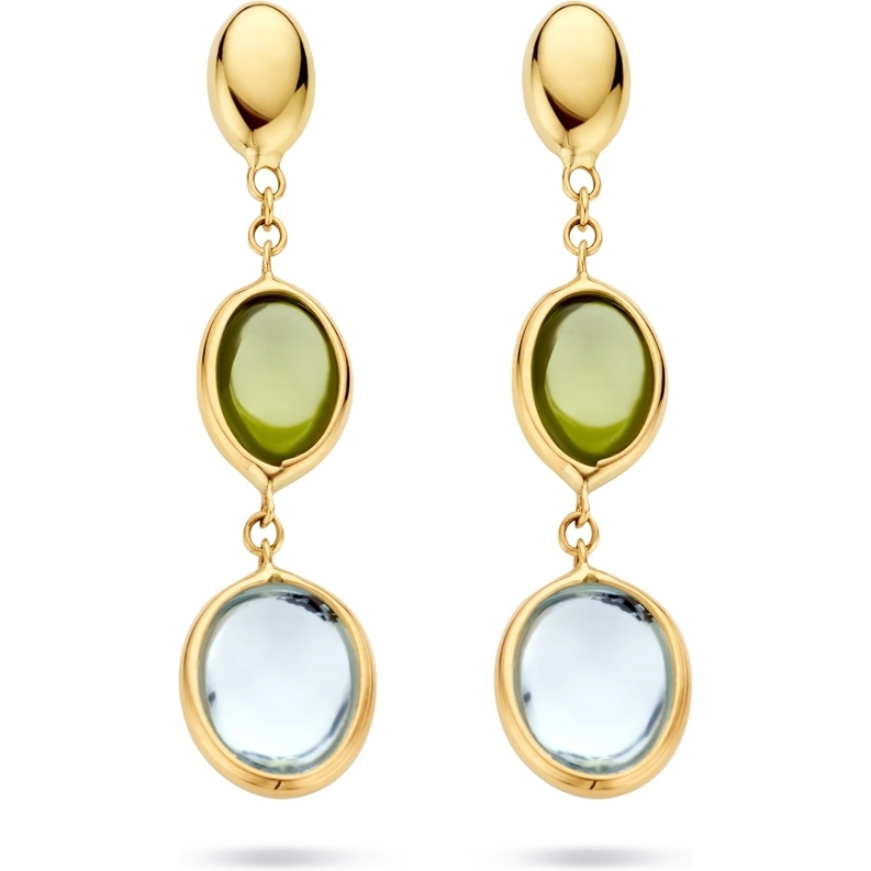 The House Of Jewels THOJ2783 14k gouden oorhangers met kleurstenen