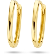 klapoorringen paperclip 14 mm 14K geelgoud