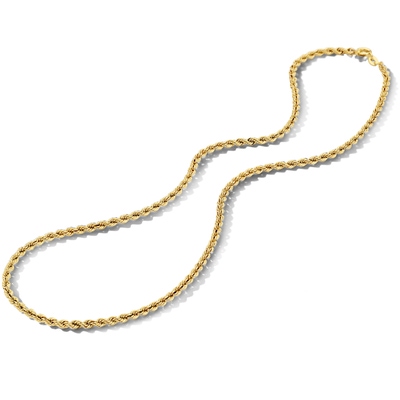 Treasure Collection N193 14 karaat gouden koord schakelketting 2,7 mm