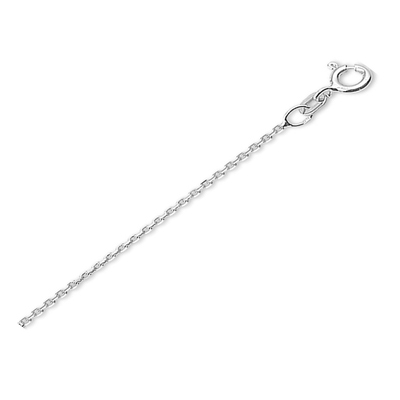 Treasure Collection TC-881727 14 karaat witgouden ketting anker 1,1 mm