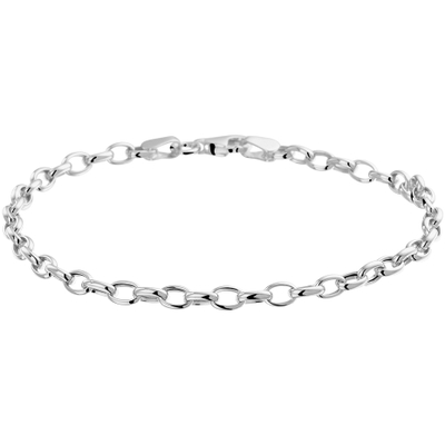 armband anker 35 mm 185 cm 14K witgoud