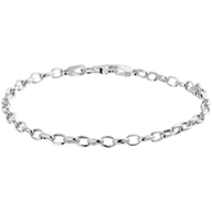 armband anker 35 mm 185 cm 14K witgoud