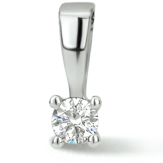 Treasure Collection THOJ1116 14 karaat witgouden hanger met 0,05 ct diamant