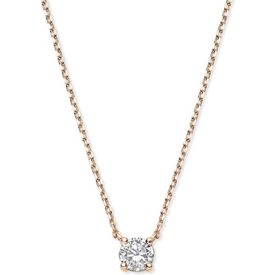 Treasure Collection TC-24862 14 karaat roségouden ketting met zirkonia 40-44 cm