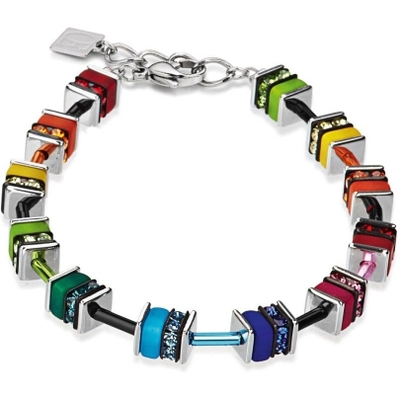 Coeur de Lion 4409/30-1500 GeoCube meerkleurige armband