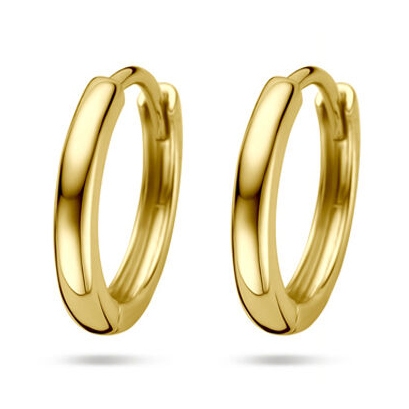 klapoorringen 105 mm 14K geelgoud