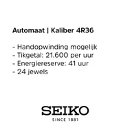 Seiko 5 Sports SRPG29K1 Automaat horloge 39,4 mm kaliber