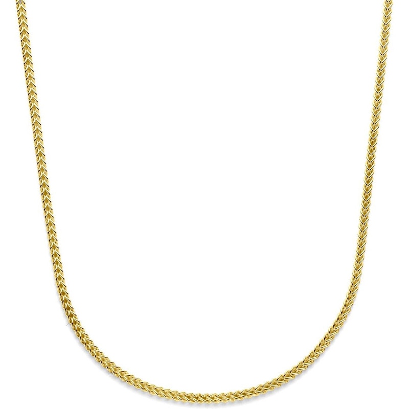 Treasure Collection 887090 14k gouden zilgold gourmet ketting massief 3,5 mm