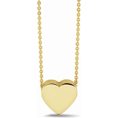 See You 701-Y14 14k gouden ketting hart moedermelk hanger