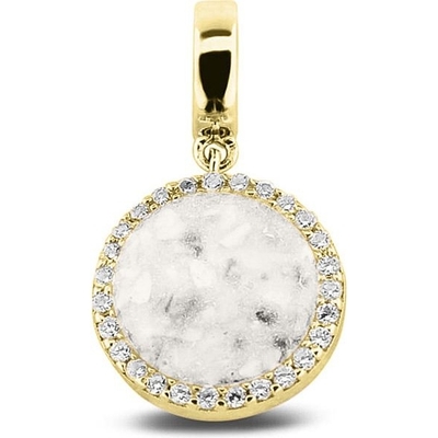 See You806-S-Y14 14k gouden moedermelk bedel zirkonia