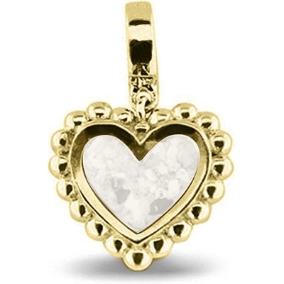 See You 809-S-Y14 14k gouden moedermelk bedel hart