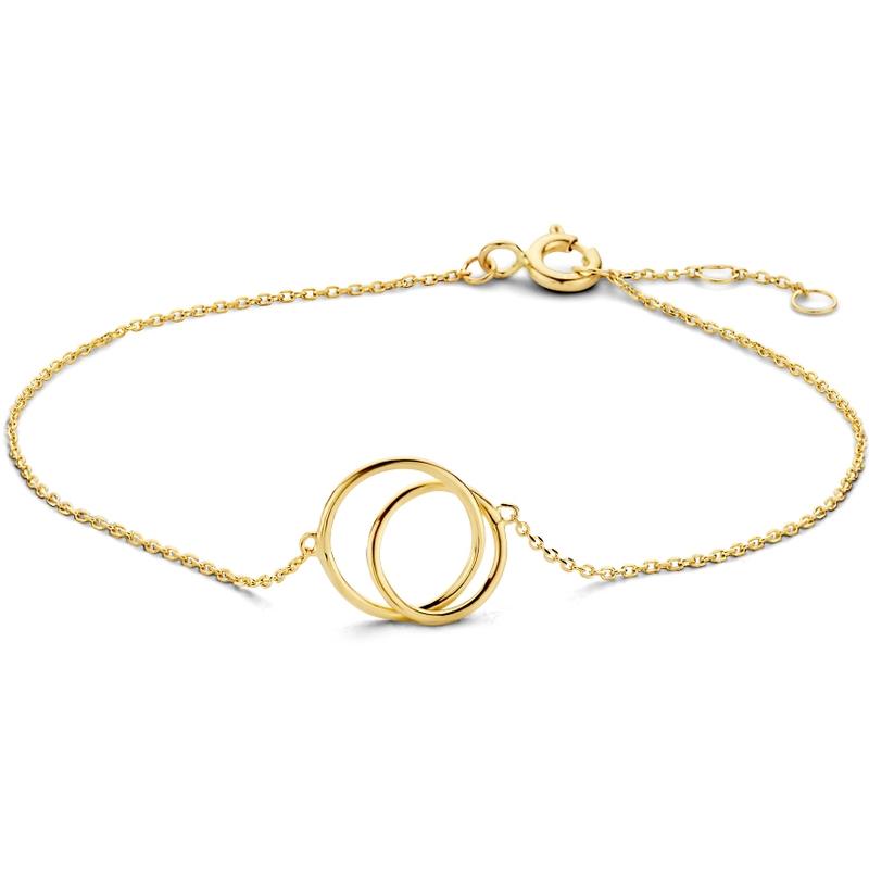 9k armband 165 - 175 - 185 cm 9K geel