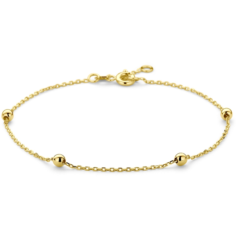 9k armband bol 175 - 185 cm 9K geel