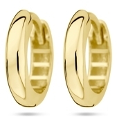 9k klapoorringen 125 mm halfronde buis 9K geel