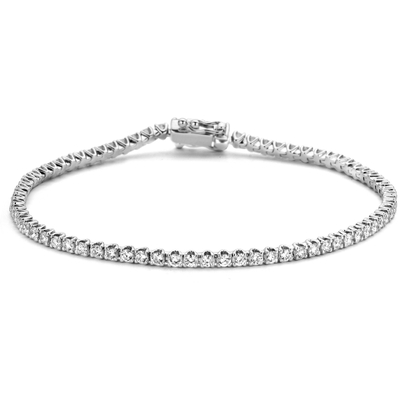 AG216786 14 karaat witgouden tennisarmband met 095 ct diamant