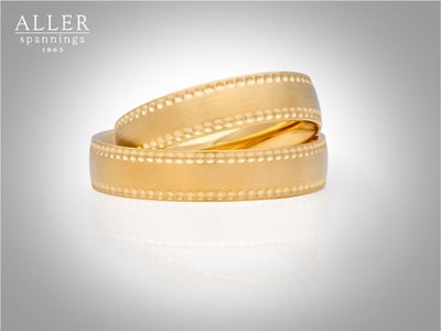 Aller Spanninga 1064 14 karaat gouden trouwringen