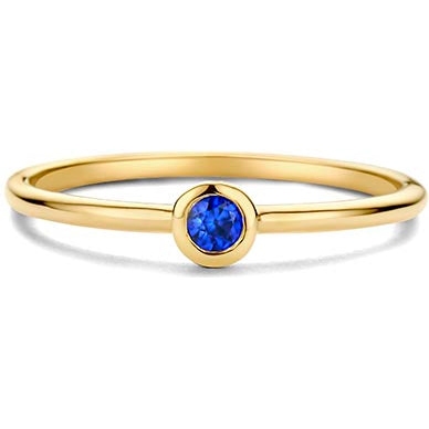 Swing Jewels AN-K14-46466ZA 14k gouden geboortesteen ring september saffier