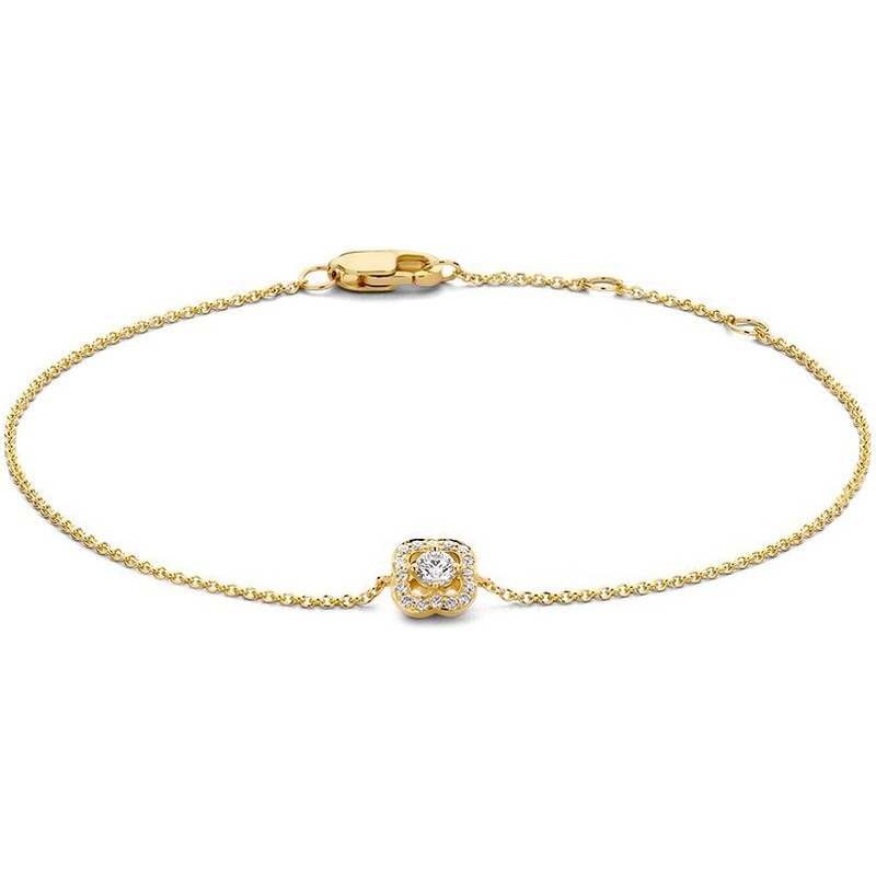 Excellent Jewelry AP118056 14k armband 0,14 ct diamant