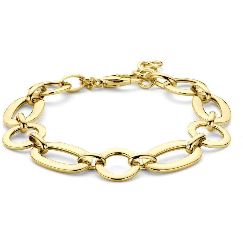 armband 128 mm 18  2 cm 14K geelgoud
