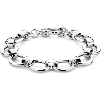 armband 135 mm 19 cm zilver gerhodineerd