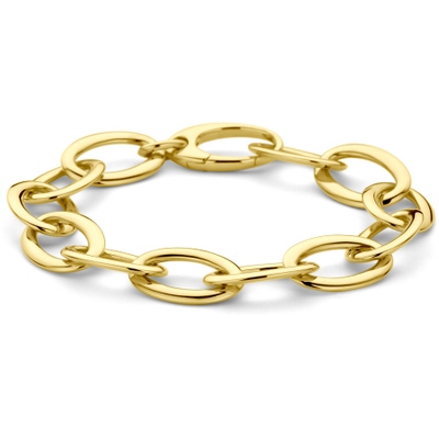 armband 13 mm 19 cm 14K geelgoud