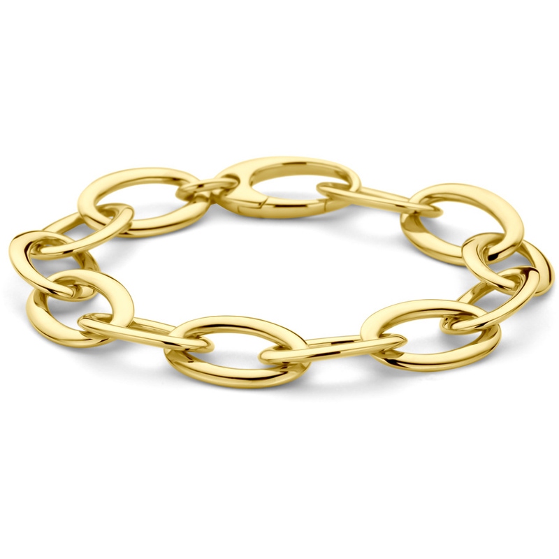 armband 13 mm 19 cm 14K geelgoud