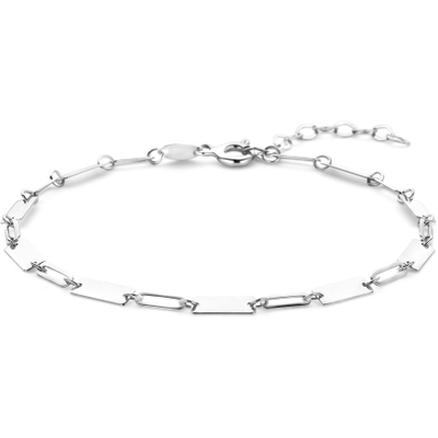 armband 16  3 cm zilver gerhodineerd