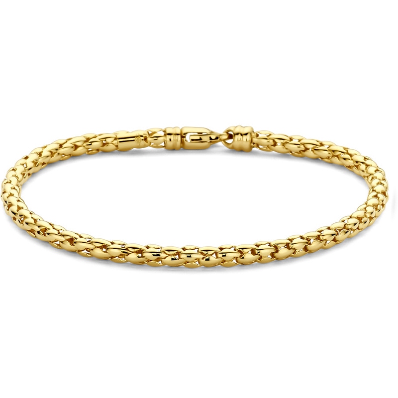 armband 35 mm 17 cm 14K geelgoud