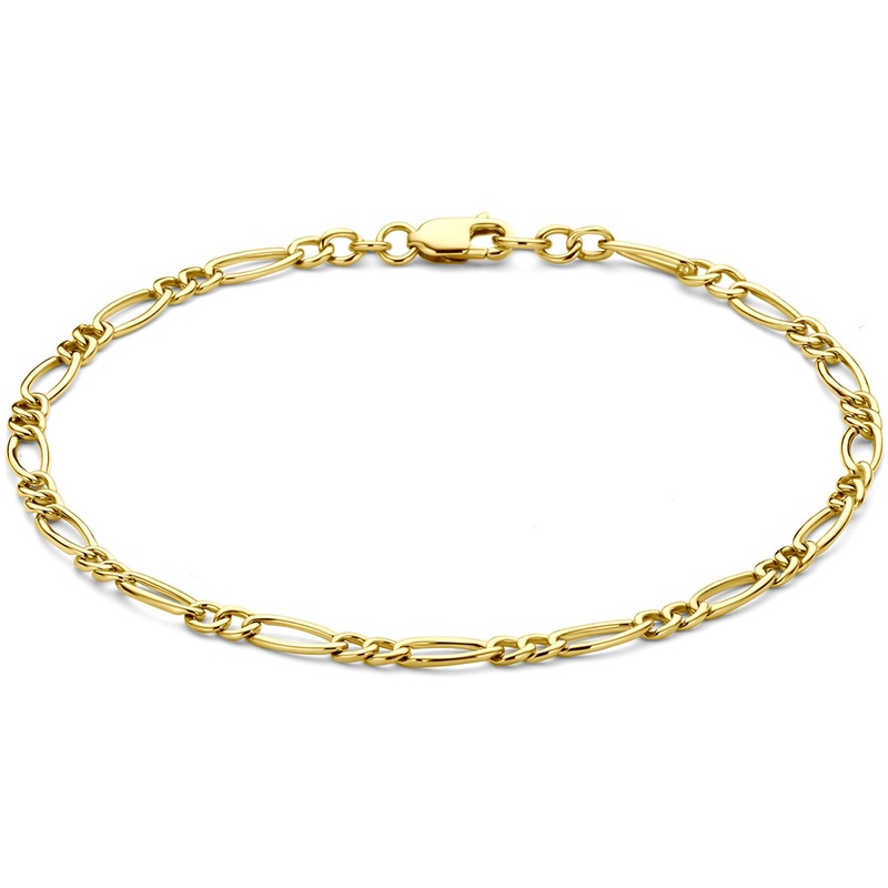 armband 35 mm 19 cm 14K geelgoud