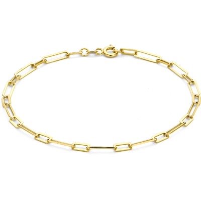 armband 3 mm 19 cm 14K geelgoud