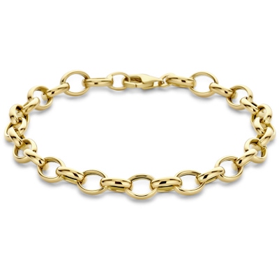 armband 65 mm 19 cm 14K geelgoud