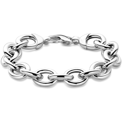 armband anker 13 mm 195 cm zilver gerhodineerd