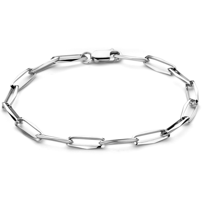 armband closed forever 45 mm zilver gerhodineerd