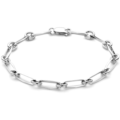 armband closed forever massief 50 mm zilver gerhodineerd