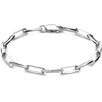 armband closed forever 55 mm zilver gerhodineerd