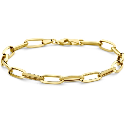 armband closed forever 58 mm 19 cm 14K geelgoud