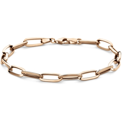 armband closed forever 58 mm 19 cm 14K rosgoud