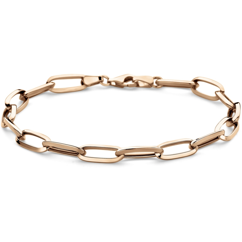 armband closed forever 58 mm 19 cm 14K rosgoud