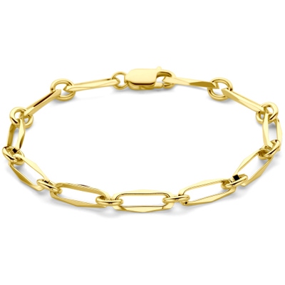 armband closed forever massief 55 mm 14K geelgoud