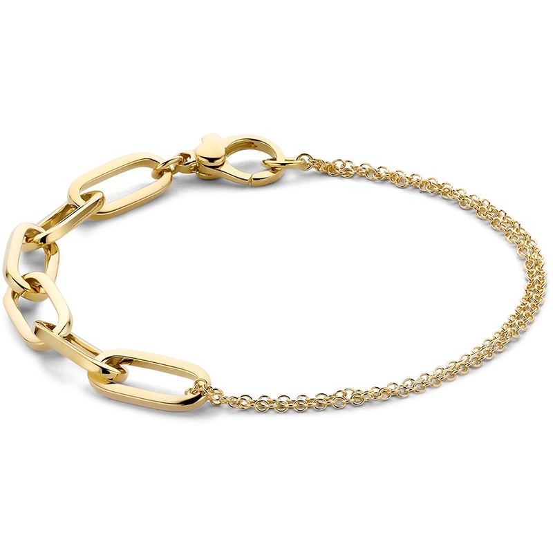 Excellent Jewelry AW108257 14k paperclip schakelarmband