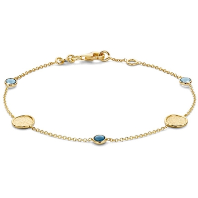 Excellent Jewelry AW138256 14k armband topaas