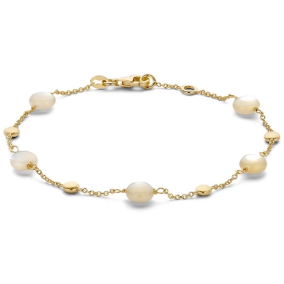 Excellent Jewelry AW138251 14k armband parelmoer