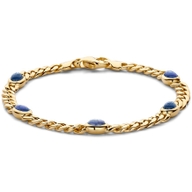 Excellent Jewelry AT138133 14k gourmet armband saffier