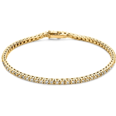 Aurore Jewelry AA15800100 Chloe 18k gouden tennisarmband met 1,00 ct diamant lab grown